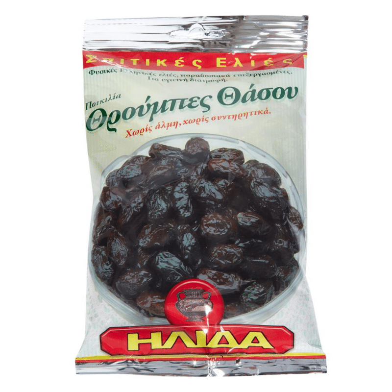 Throumpa Thassos Oliven (200g) Ilida von Ilida bei Araxxon  - Hochwertiges griechisches Produkt.   Throumpa Thassos Oliven (200g) Ilida από Ilida στο Araxxon  - Αυθεντικό ελληνικό προϊόν.